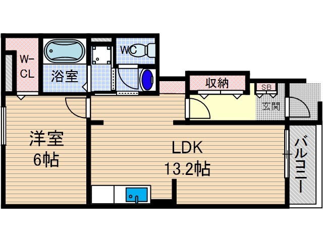 南茨木駅 徒歩26分 1階の物件間取画像