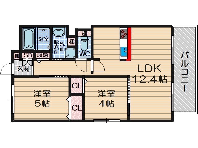 MAGNOLIAの物件間取画像