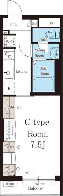リブリ・岸部・OSAKAの物件間取画像