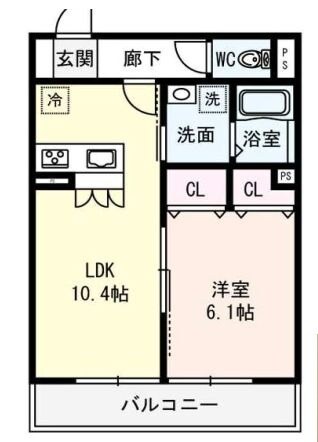 アルカディア舟木町の物件間取画像