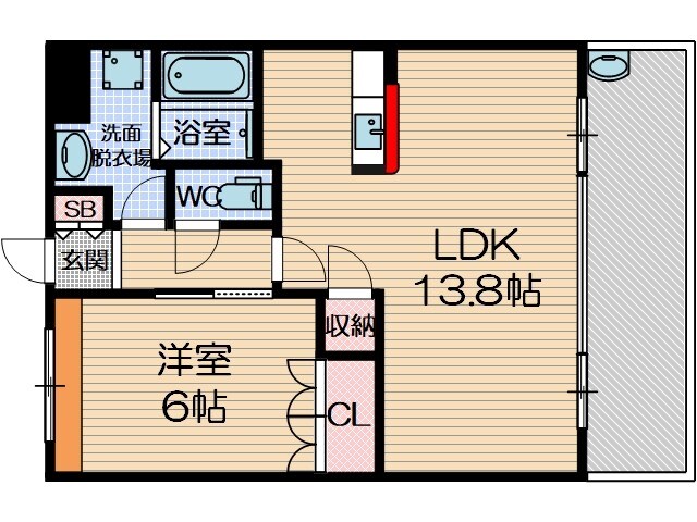 彩都西駅 徒歩16分 1階の物件間取画像