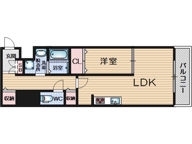 上牧駅 徒歩4分 4階の物件間取画像
