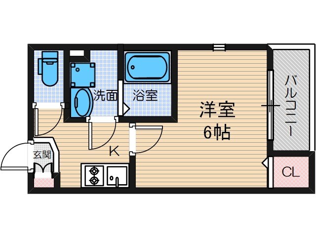 Emia千里丘の物件間取画像