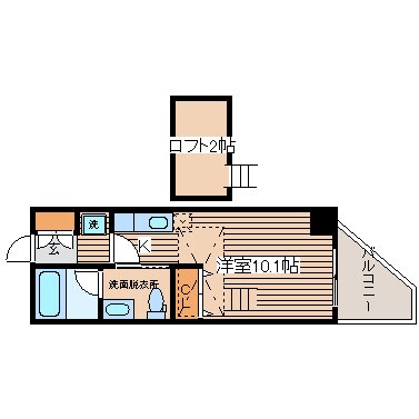 エクセリア舟入本町の物件間取画像