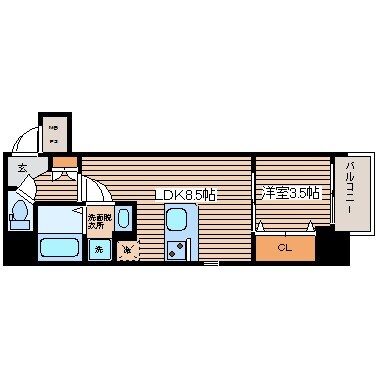 Lion鶴見の物件間取画像