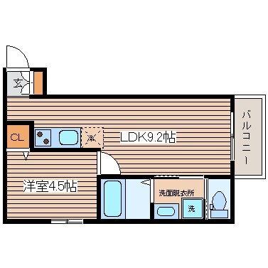 N-庚午北の物件間取画像