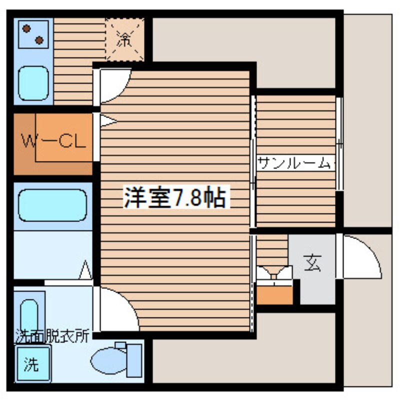 RAFFLESの物件間取画像