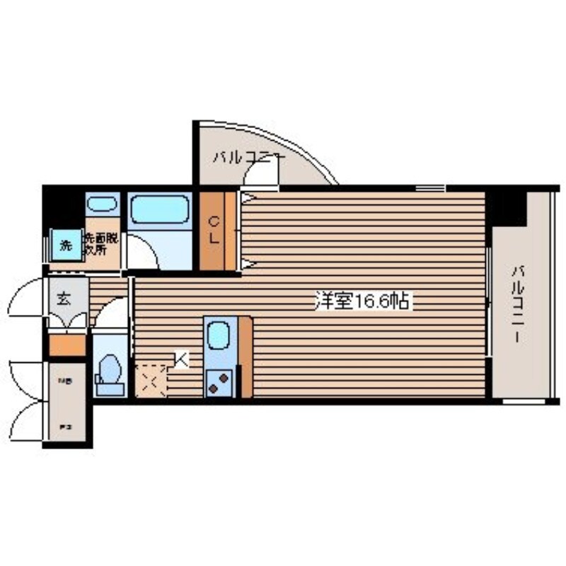 ミロワール舟入の物件間取画像