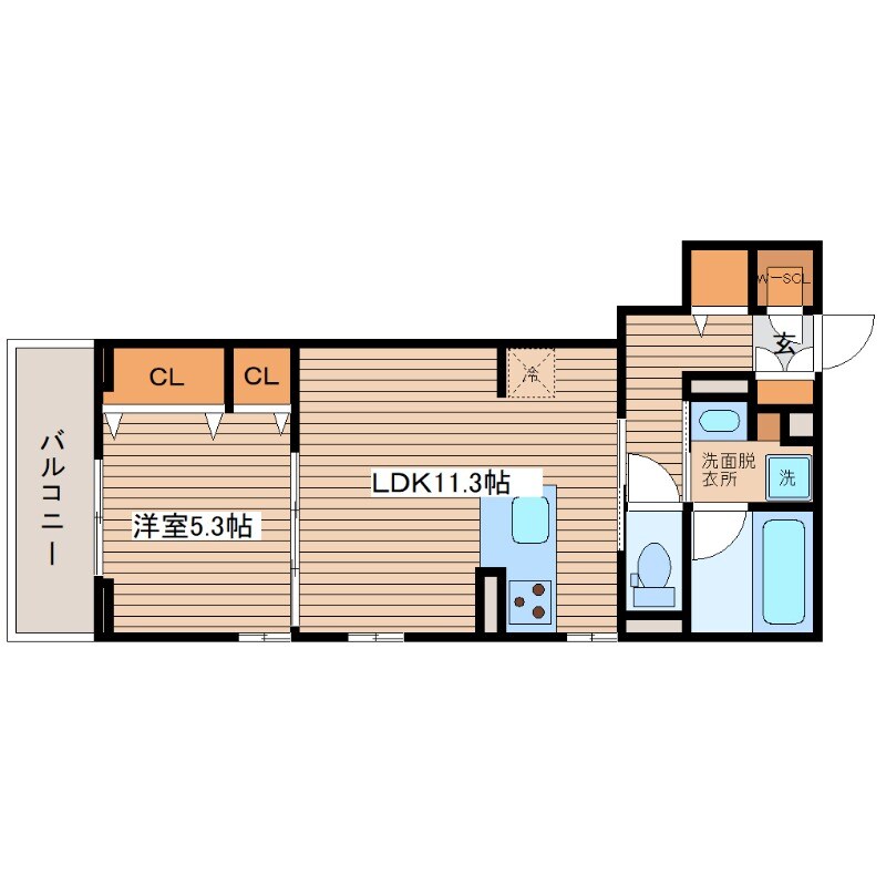 Olive（オリーブ）の物件間取画像