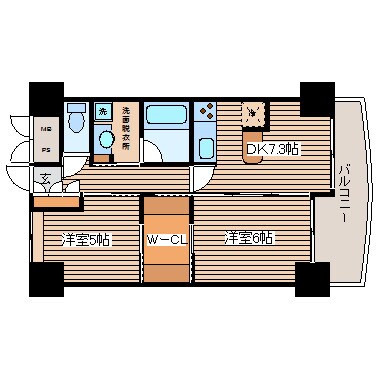 アティール観音の物件間取画像
