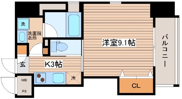 Fancy大手町の物件間取画像
