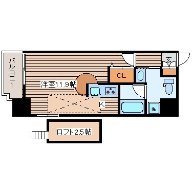 グランドポレストーネ大手町弐番館の物件間取画像
