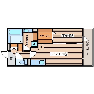 エリタージュの物件間取画像