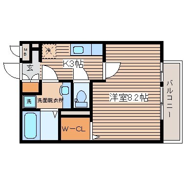 ジョイグリーンの物件間取画像