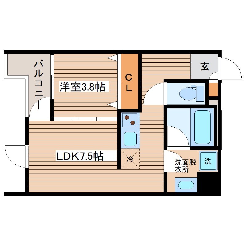 Residence Iconn KAWARAMACHIの物件間取画像