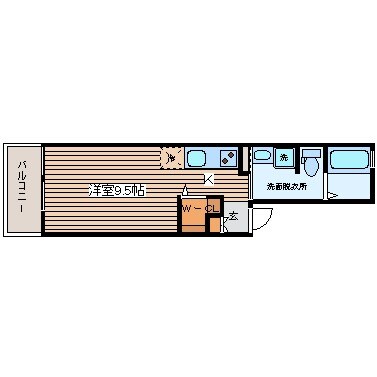 ヴィラヒサミの物件間取画像