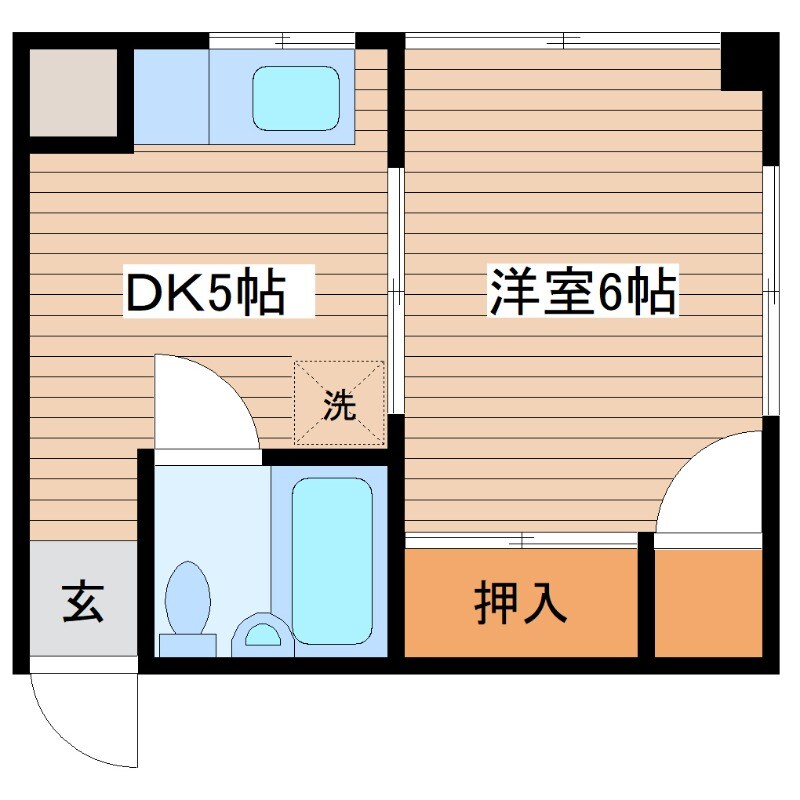杉本ビルの物件間取画像