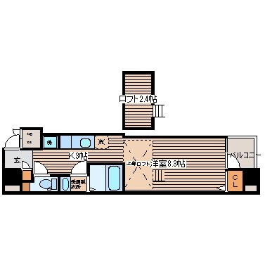 エクセリア小町の物件間取画像