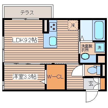 アップス大町DⅡの物件間取画像