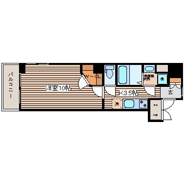 ＳＡ０５の物件間取画像