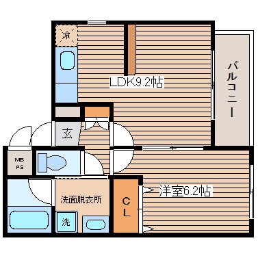 バロンズコートの物件間取画像
