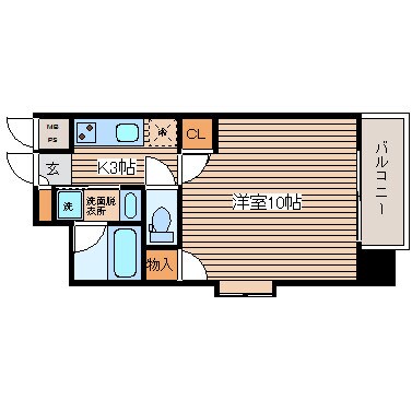 フローラ西原の物件間取画像