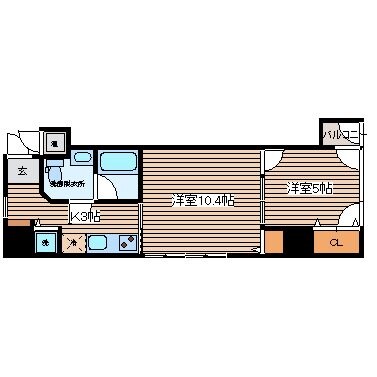 LUXES大手町の物件間取画像