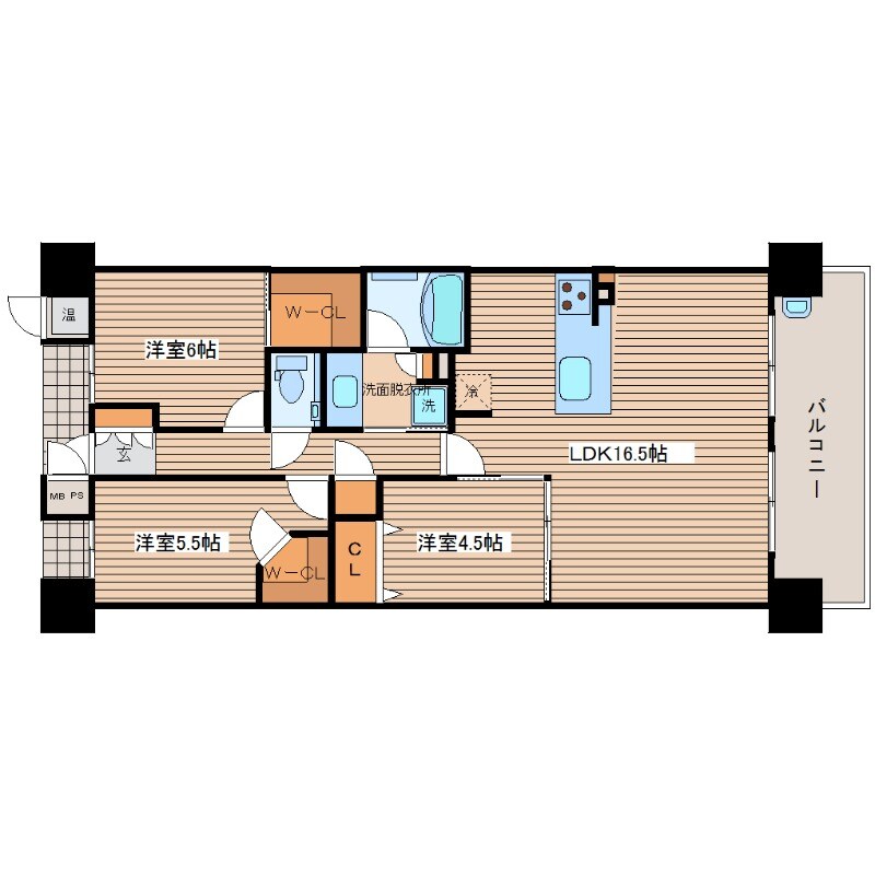 フローレンス横川駅前プレミアムステージの物件間取画像