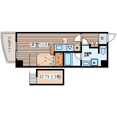 グランドポレストーネ東平塚の物件間取画像