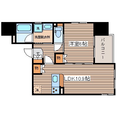 ウイング金屋町ステーションサイドの物件間取画像