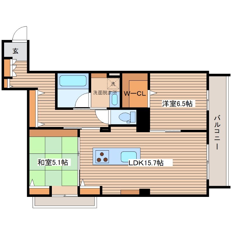 オルタスの物件間取画像