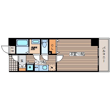 東雲パレスの物件間取画像