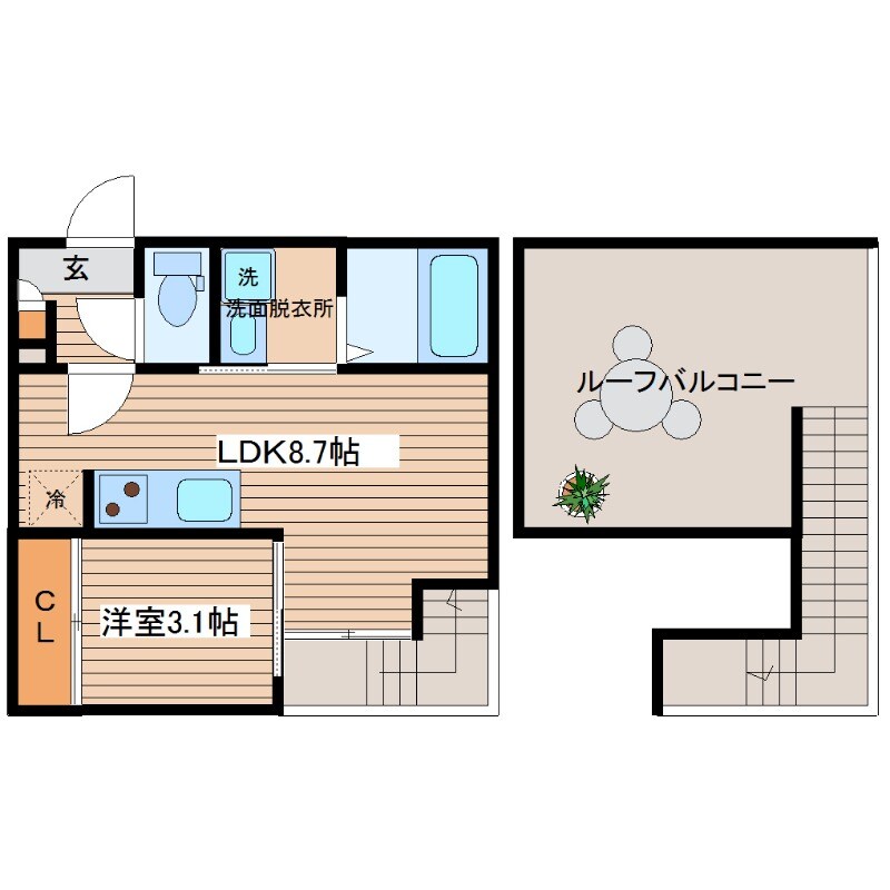 Grandtic Reveの物件間取画像