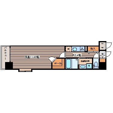 ロアール松川町の物件間取画像