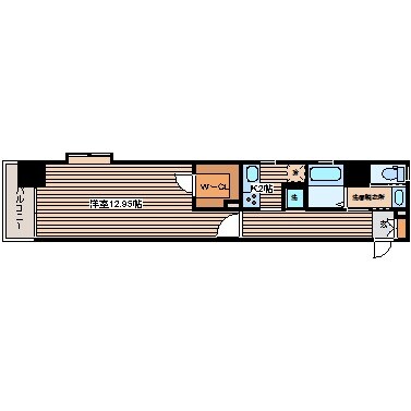 ロアール松川町の物件間取画像