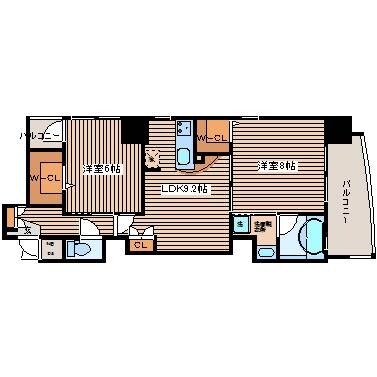 ヴィラ博丈の物件間取画像