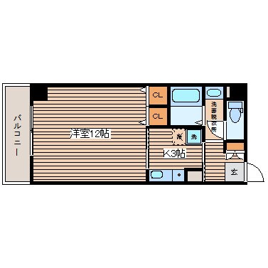 ディアメゾン十日市の物件間取画像