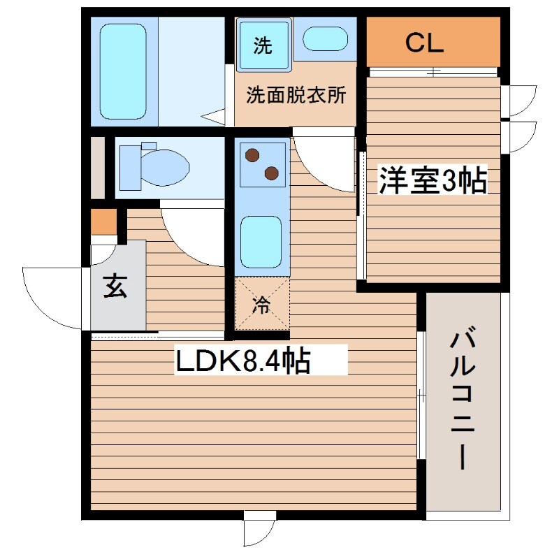 REGALEST 府中町本町の物件間取画像