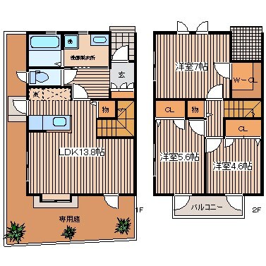 アエラス早稲田の物件間取画像
