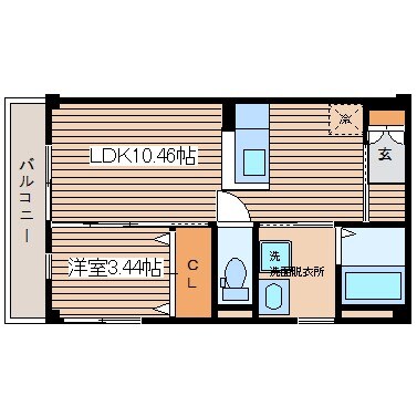 ラ・フォート己斐本町の物件間取画像