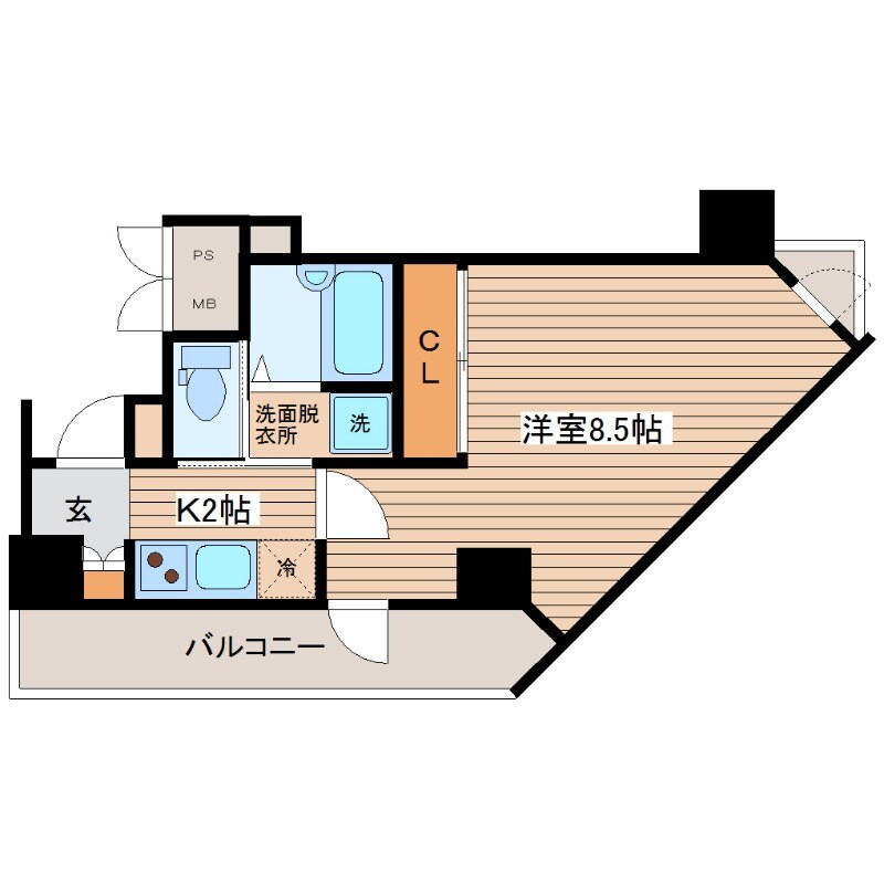 ラ・ルート大手町の物件間取画像