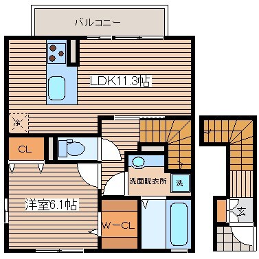 アザレアの物件間取画像