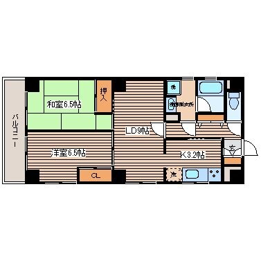 SSアイン鷹野橋の物件間取画像