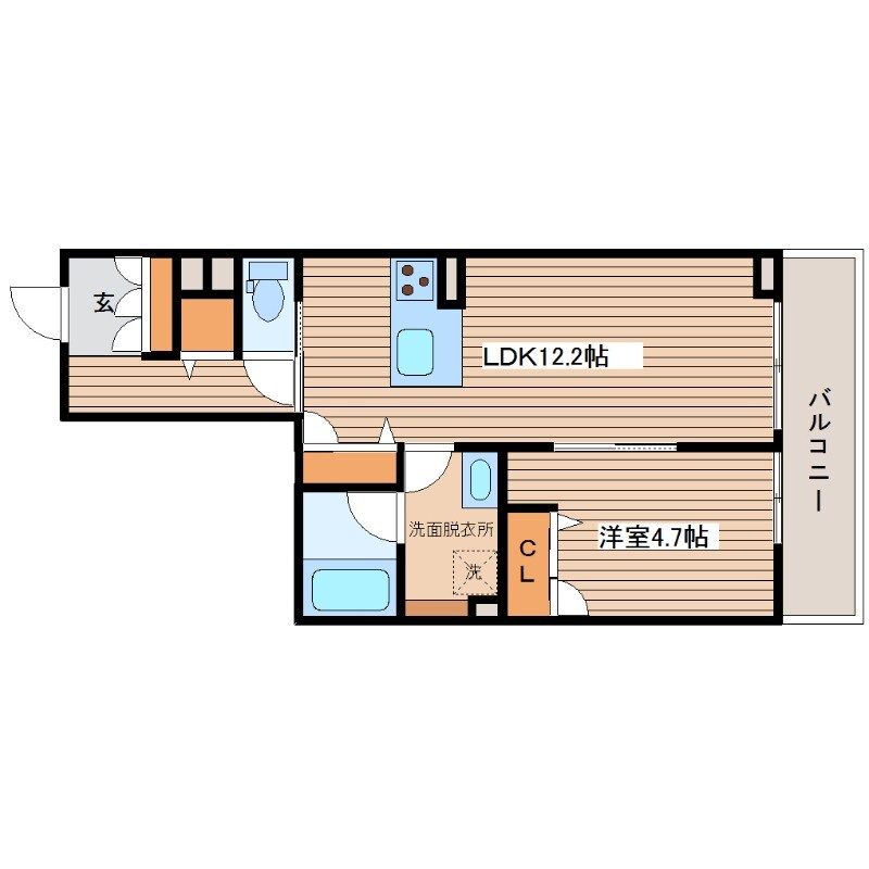 ピアヌーラ東雲の物件間取画像