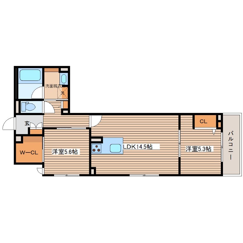 ピアヌーラ東雲の物件間取画像