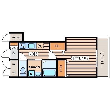ヴィラ　オアシスの物件間取画像