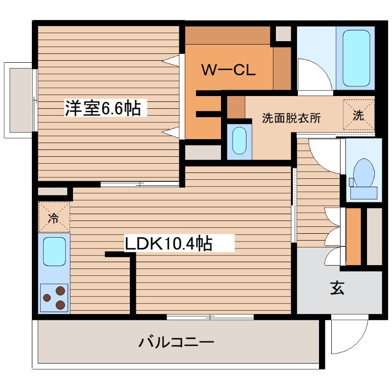 べレオ22の物件間取画像