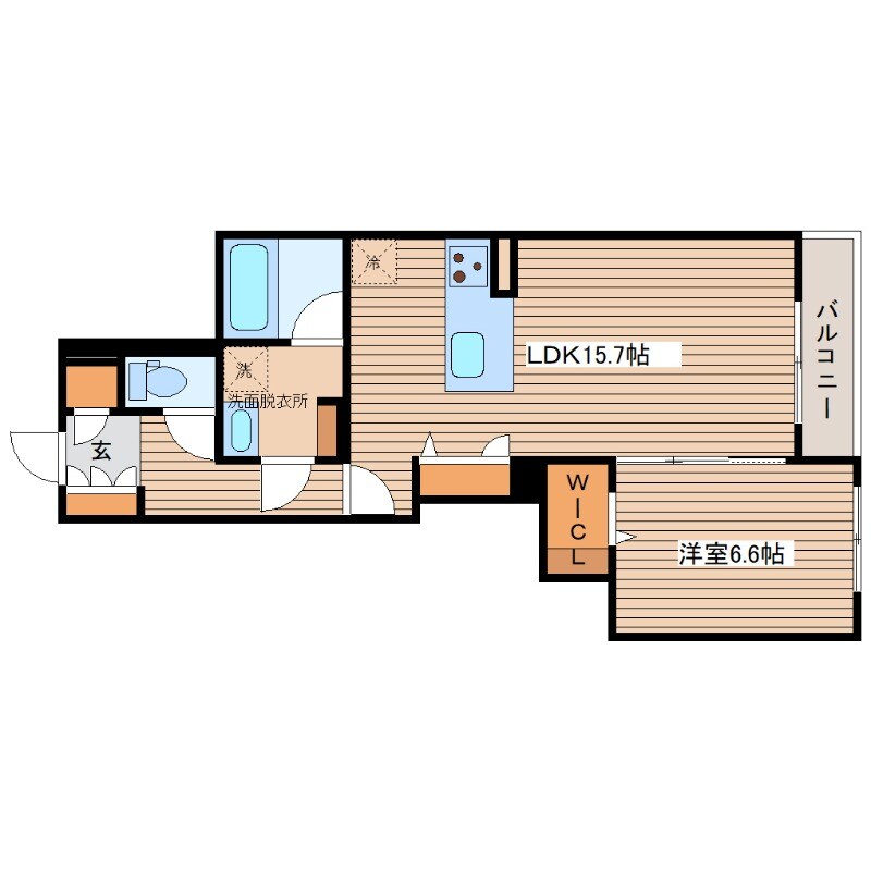 レジデンス西原べレオの物件間取画像