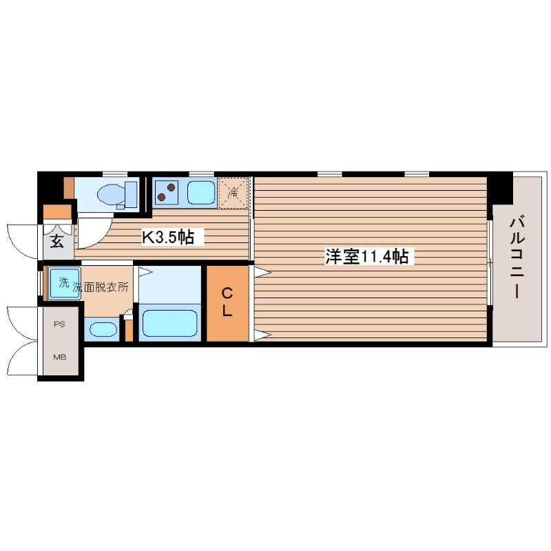 コートカメリアの物件間取画像