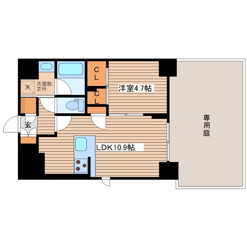 ラヴェール横川の物件間取画像